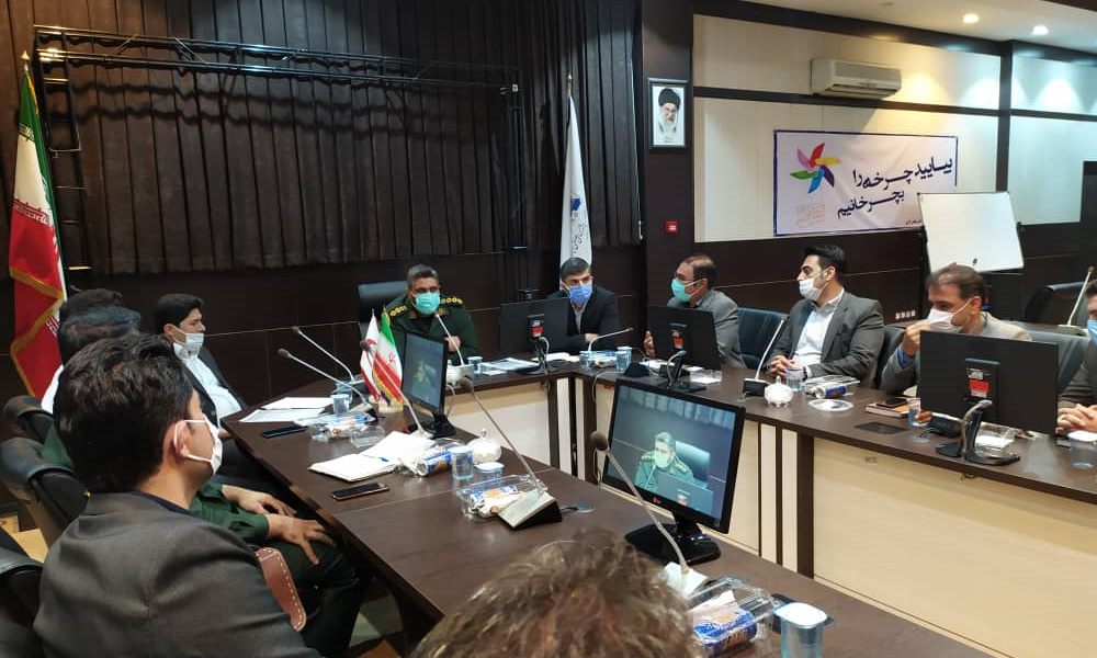 جلسه رفع مشکلات ایستگاه شماره 16 آتش نشانی شهرک صنعتی بزرگ شیراز